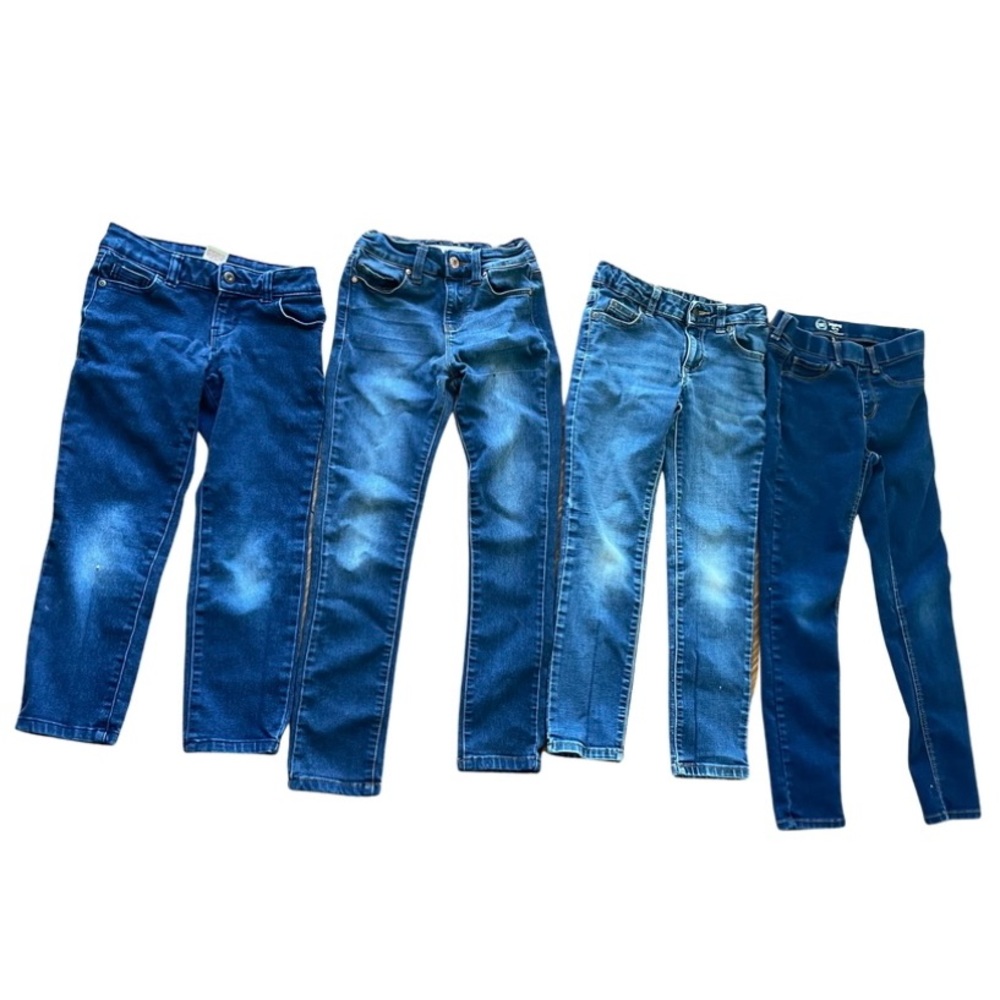 Girl's Jeggings Skinny Jeans Bundle 4 Size 6/7/8